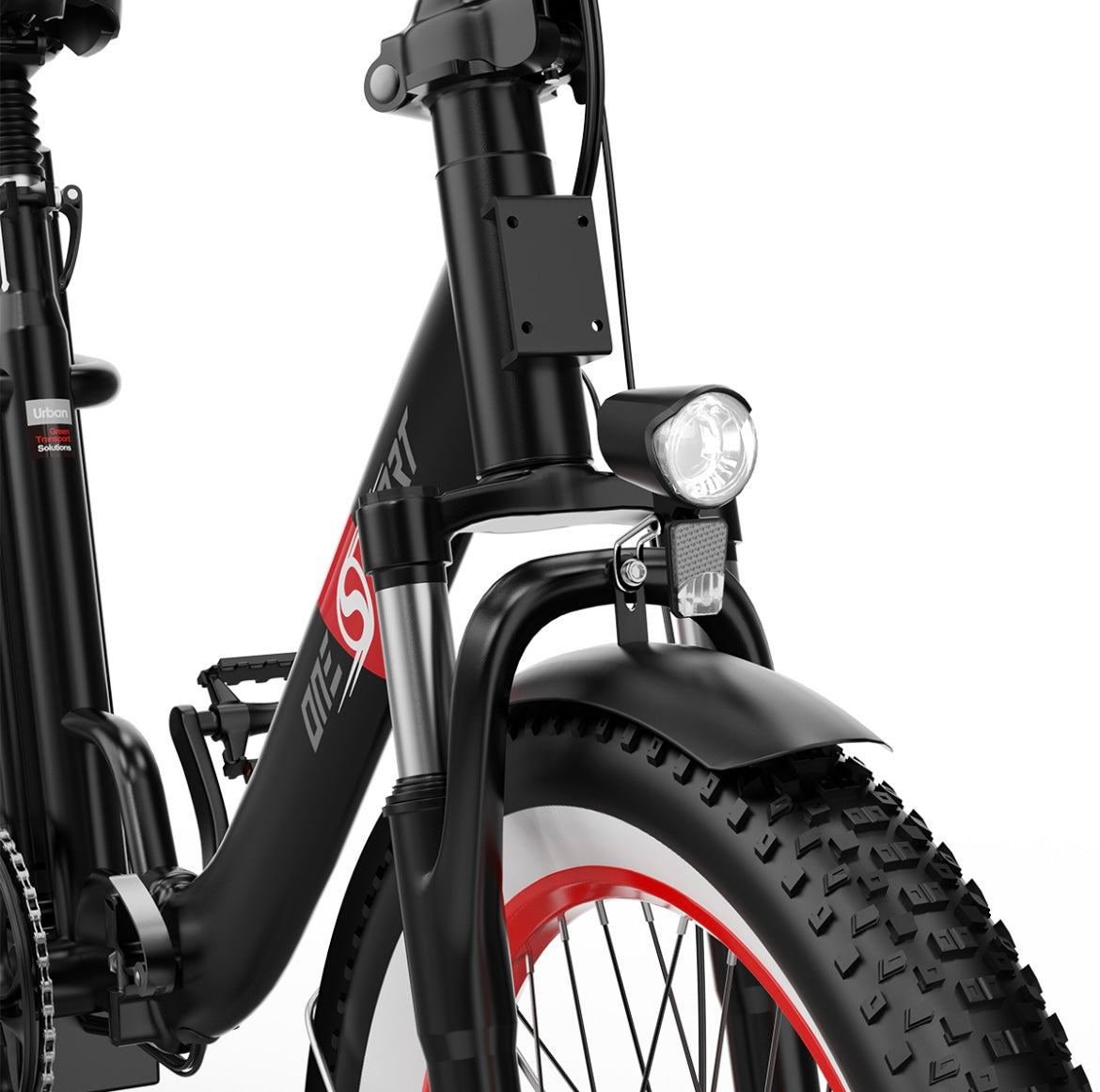 Onesport OT16 Road legal Electric Bike 250w Black & Red 15.5mph